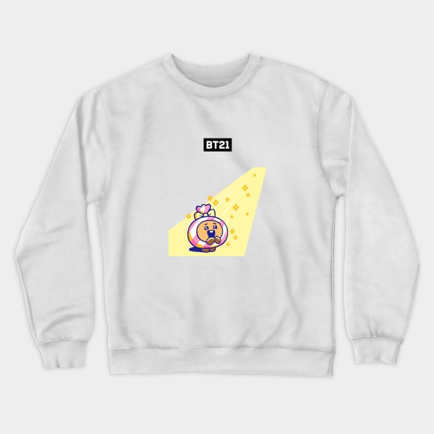 bt21 bts exclusive design 104 Crewneck Sweatshirt by Typography Dose